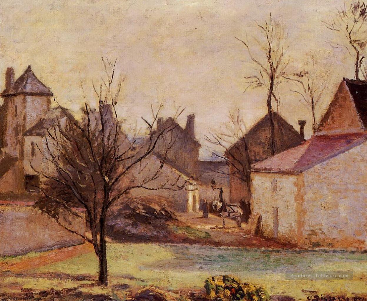 ferme à pontoise 1874 Camille Pissarro Peintures à l'huile